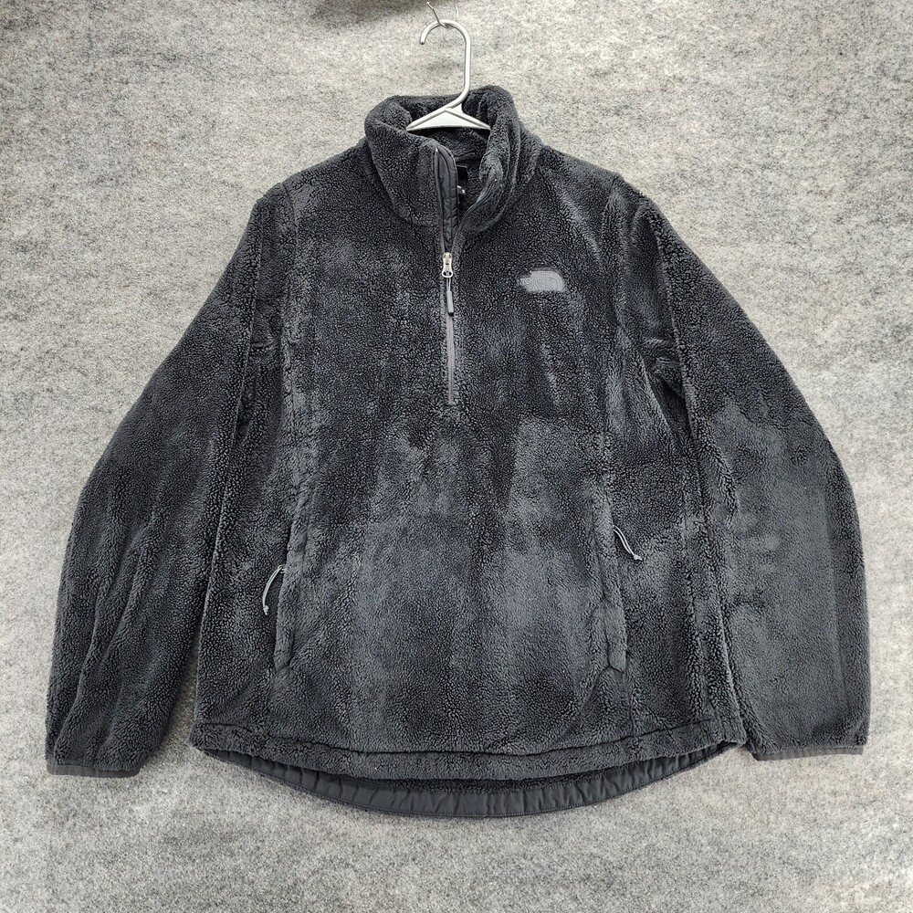 The North Face Jacket Womens Medium Black Quarter Zip Long Sleeve